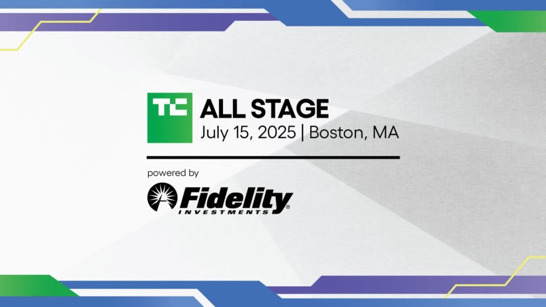 Thanks to Fidelity and our amazing sponsors, TechCrunch All Stage is where startups rise
