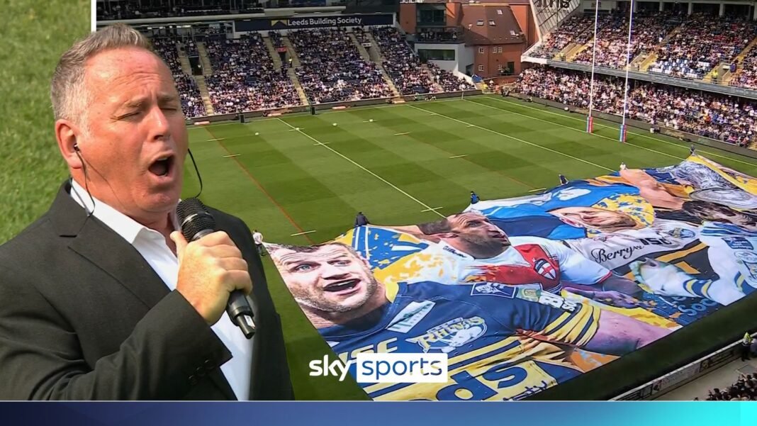 John Innes leads Rob Burrow tributes with a rendition of Nessun Dorma