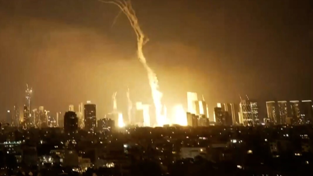 Missile Strikes Rock Central Tel Aviv Amid Escalating Tensions and Iranian Retaliation Threats