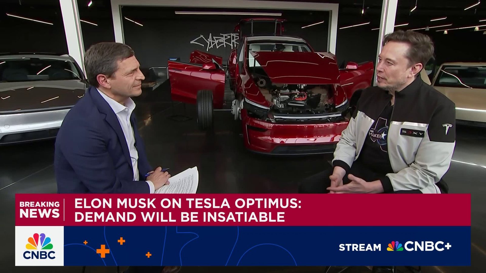 Tesla​ CEO⁢ elon Musk says demand for ​Optimus robots 'will be insatiable'