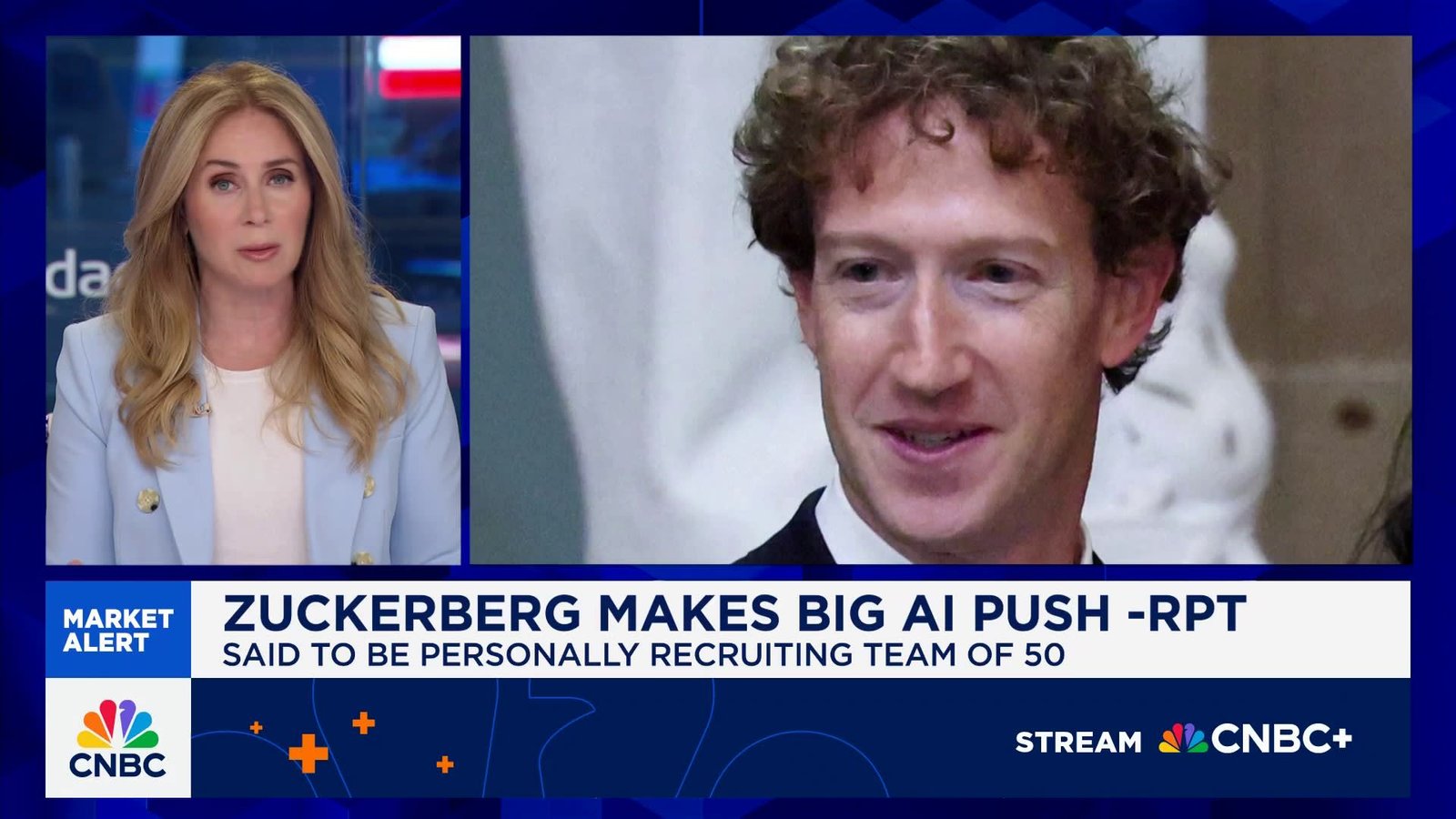 Mark Zuckerberg advancing major initiatives in artificial intelligence