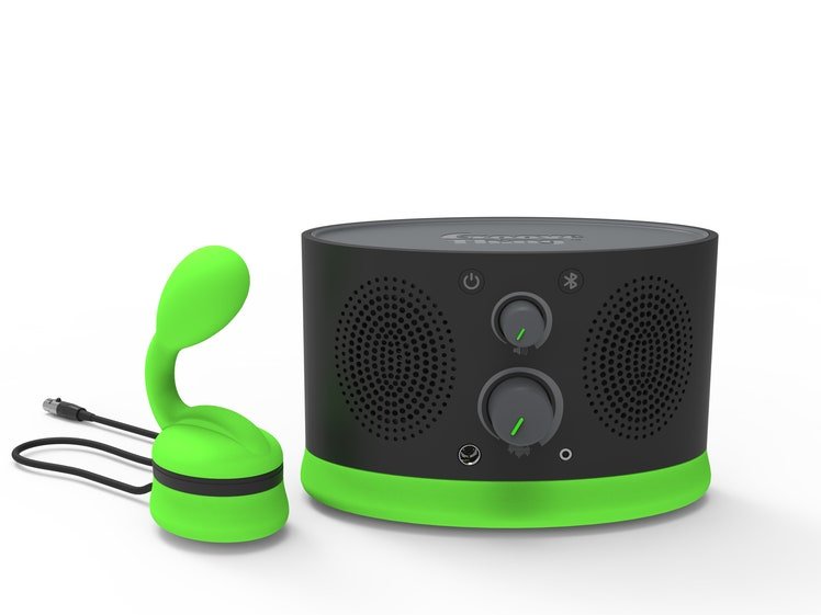 Image may contain: Electronics, Speaker