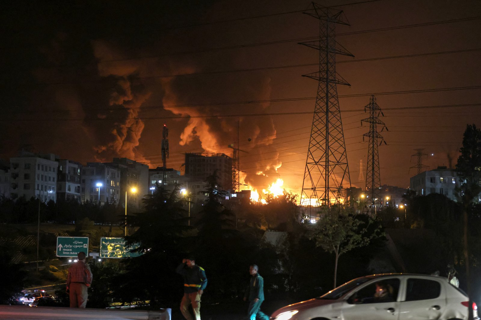 Fire at Shahran oil depot near Tehran