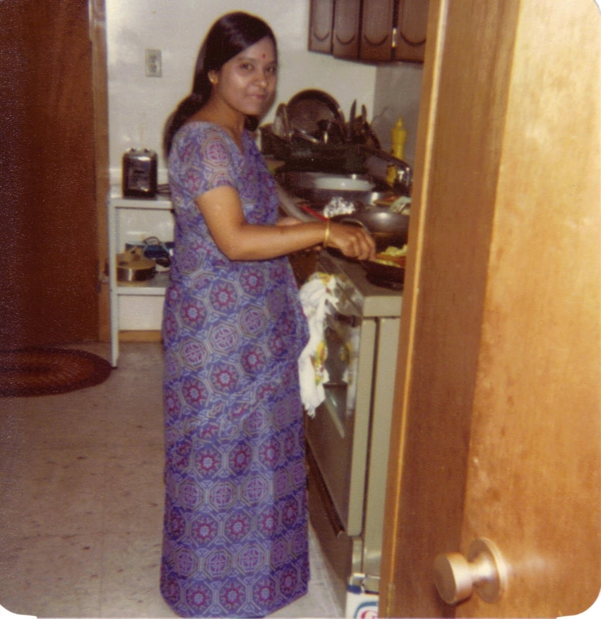Ramwati Gupta cooking