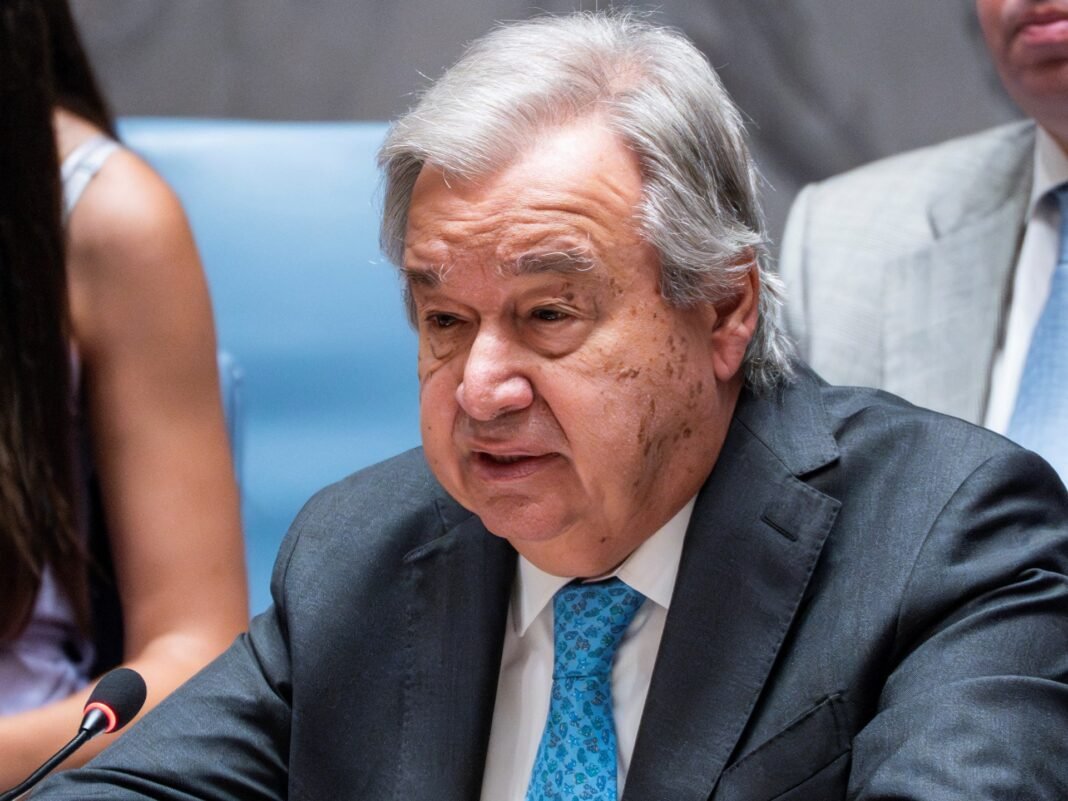 UN chief ‘strongly condemns’ Russian drone assault on Ukraine