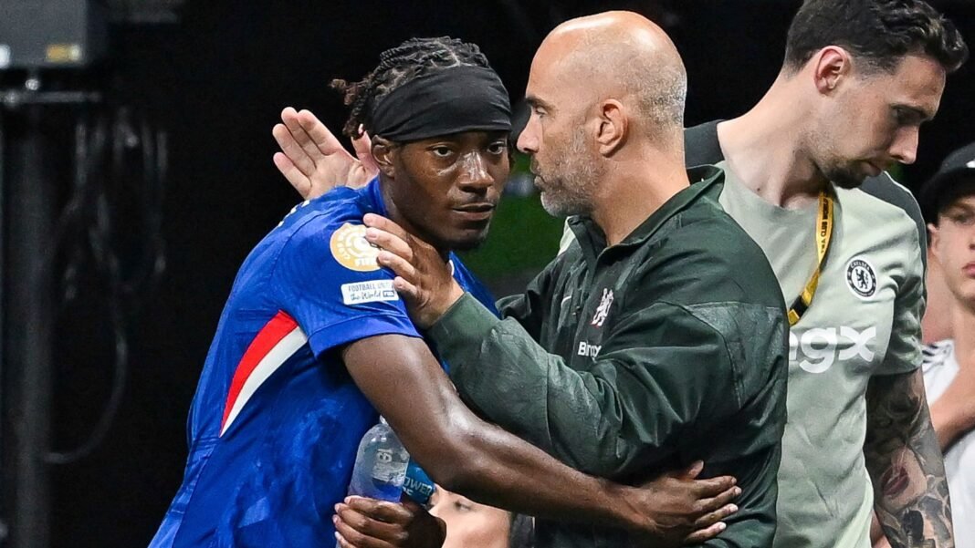 Chelsea Boss Enzo Maresca Stands Firm on Noni Madueke’s Winning Mindset Amid Transfer Rumors