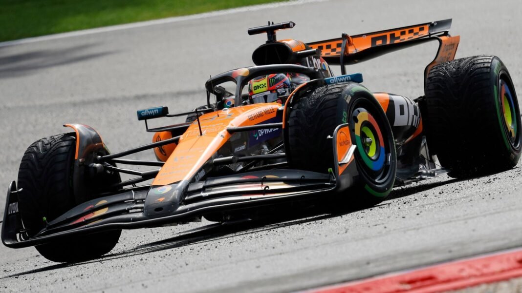 Belgian GP: Oscar Piastri beats Lando Norris to Spa win in wet-dry race to increase F1 title lead