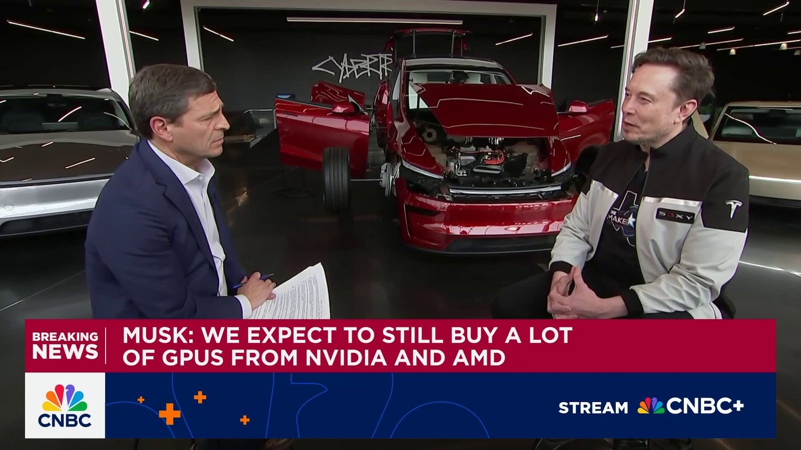 Elon Musk discussing Tesla-xAI corporate strategy