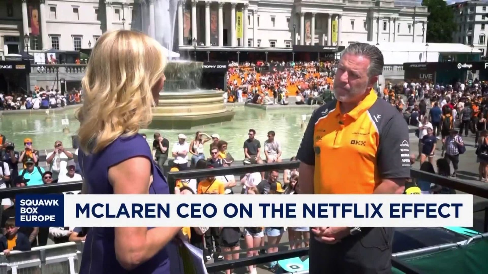 McLaren CEO Zak Brown discussing leadership strategies