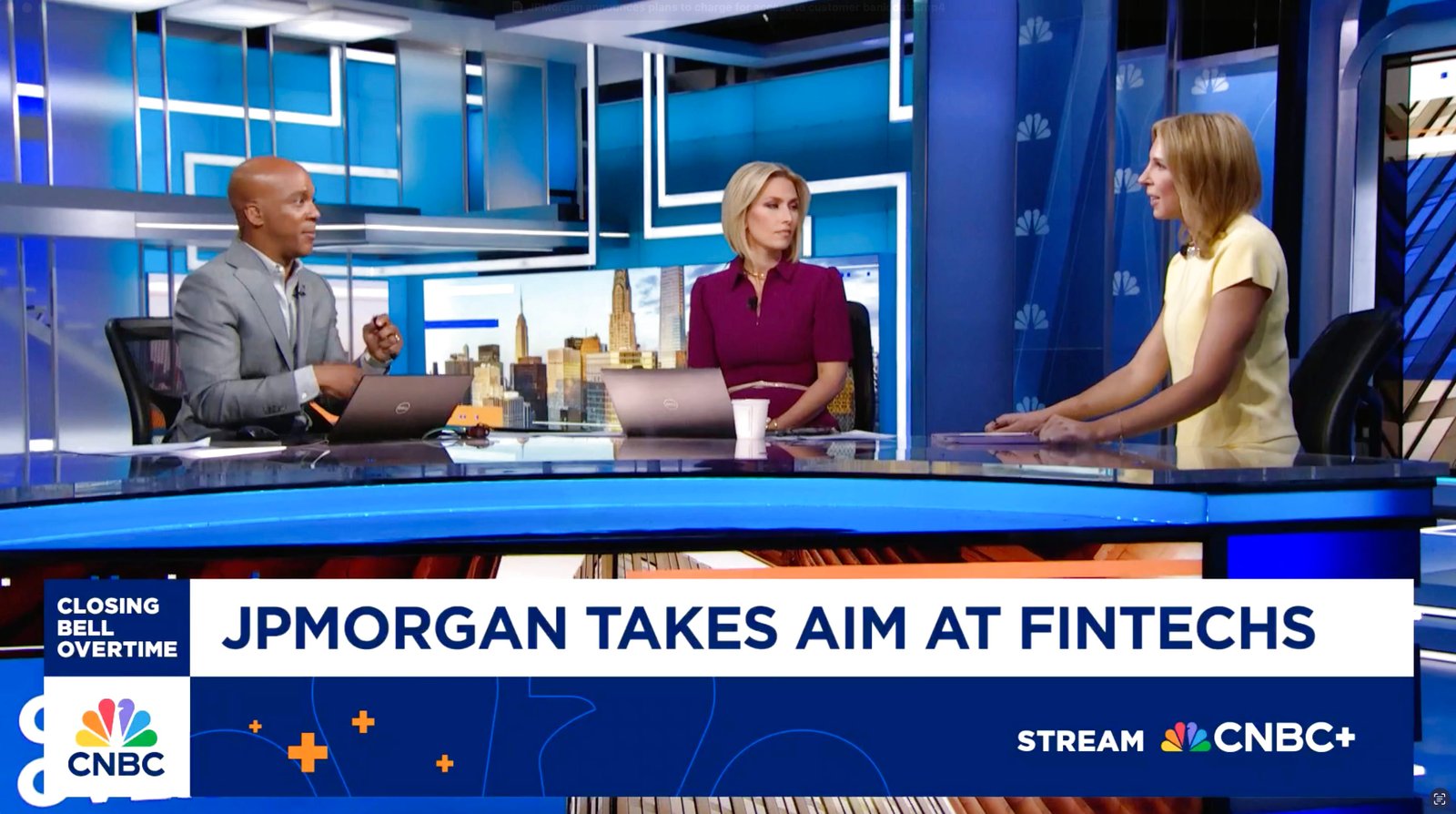 JPMorgan plans charging fintechs for bank data access