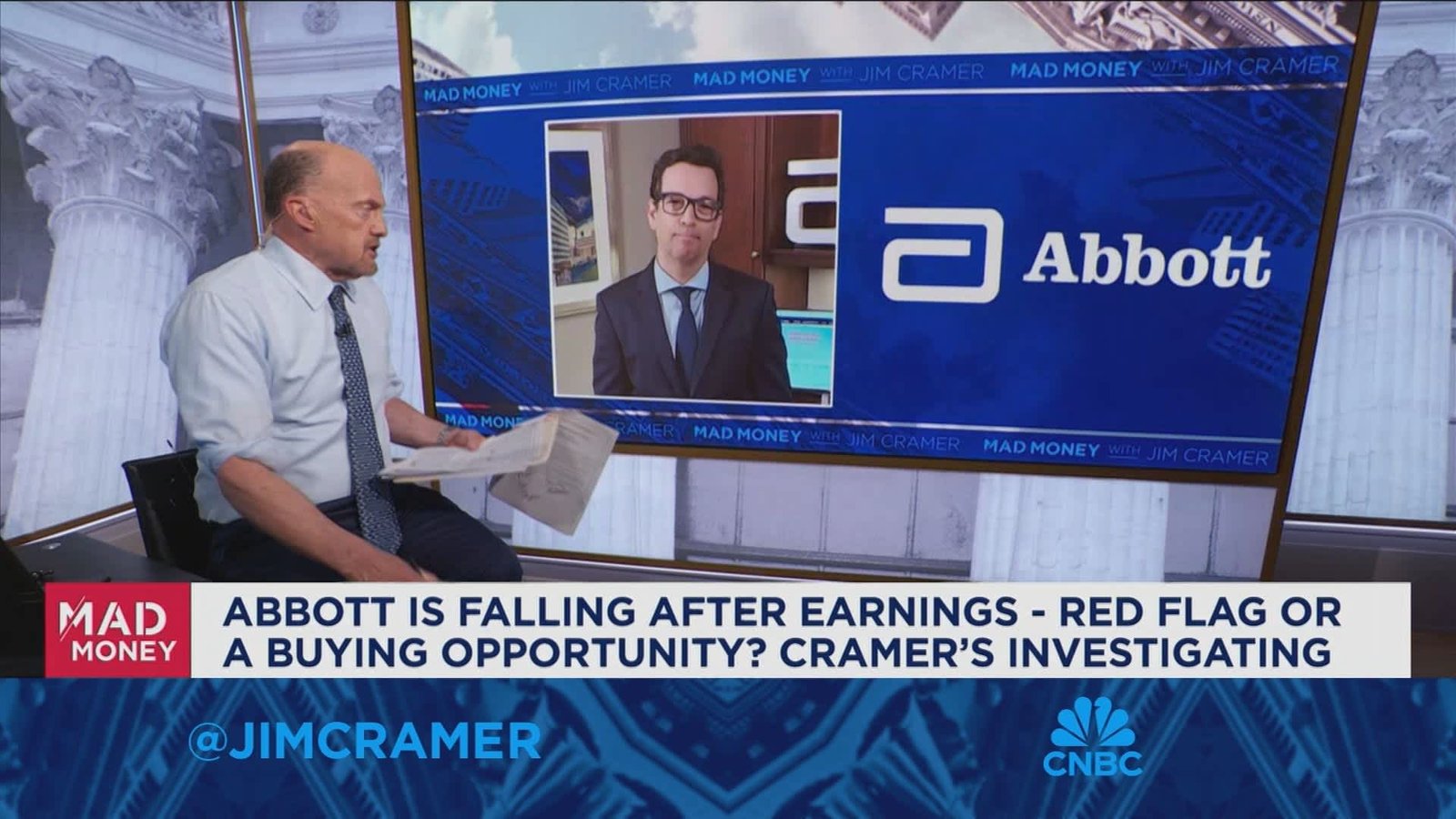 Abbott Labs CEO discusses lowered guidance due to China recovery delays