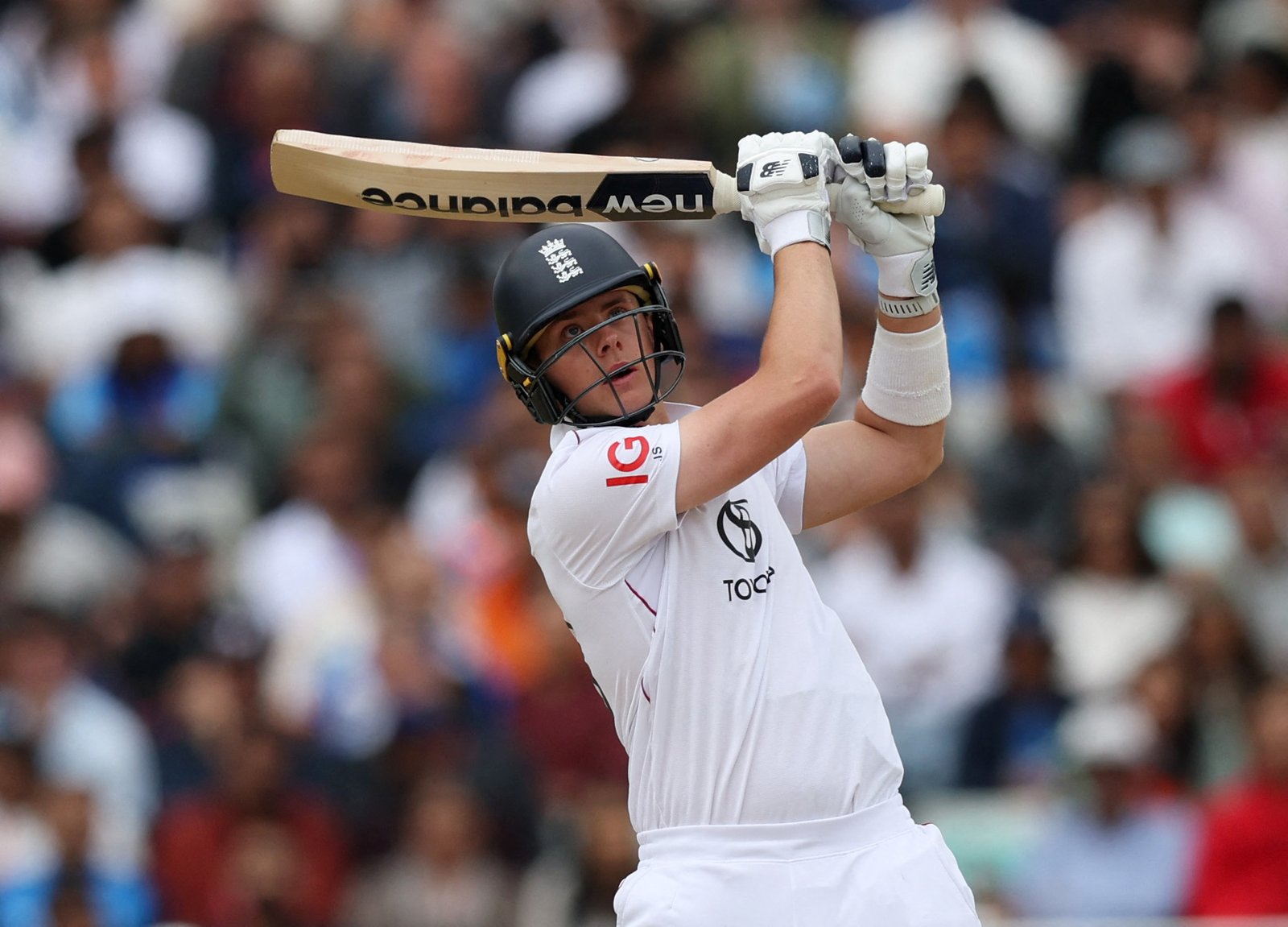 Jamie Smith batting during second innings