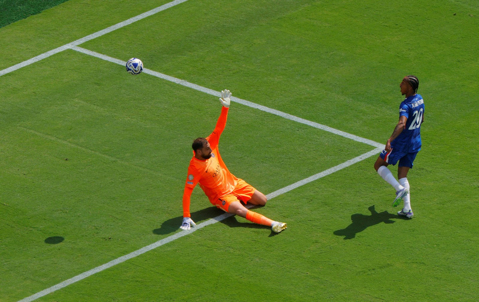 Joao Pedro scores third goal past Gianluigi Donnarumma