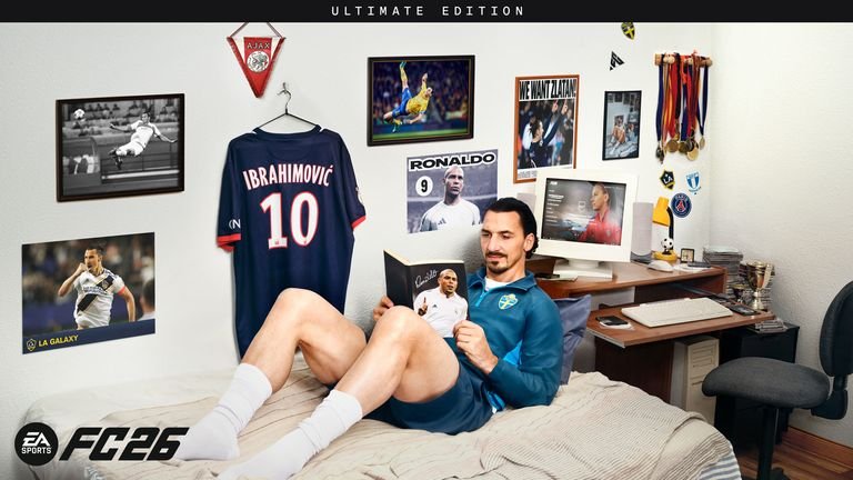 Zlatan Ibrahimovic featured on EA SPORTS FC ultimate edition cover