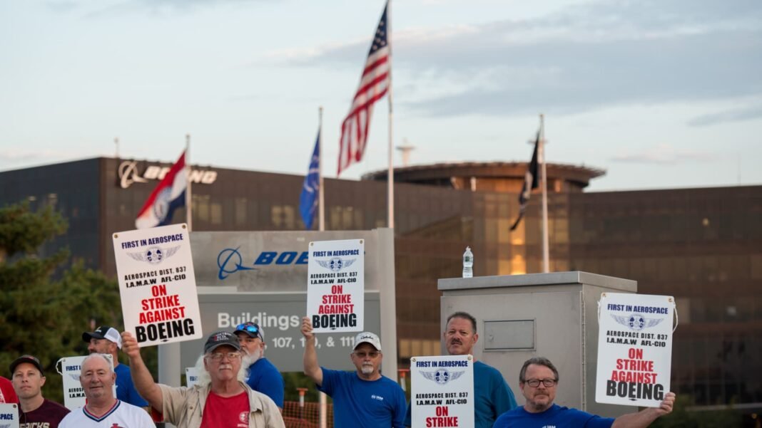 More than 3,000 Boeing defense workers go on strike after rejecting contract