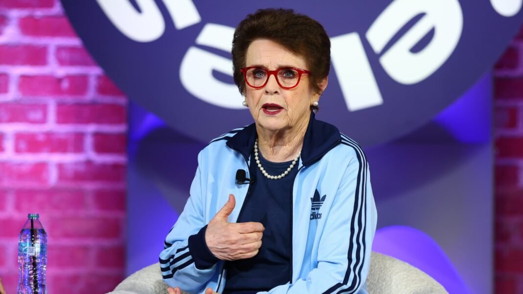 Tennis legend Billie Jean King sees progress, opportunity in women’s sports and leveling the playing field