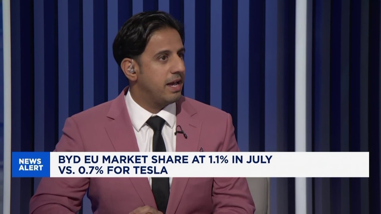 Tesla sales plunge 40% in Europe while BYD surges