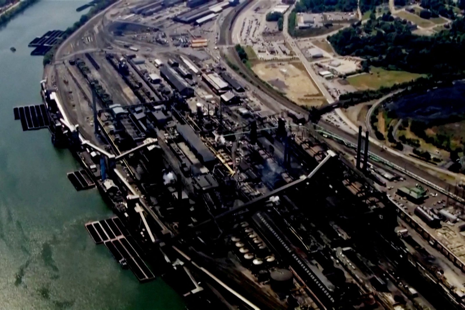 US Steel's Clairton Coke Works plant after explosions