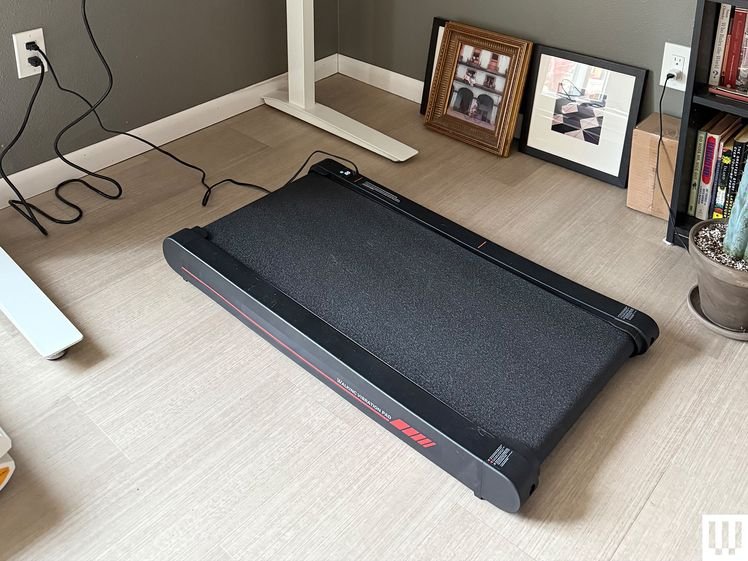 Sperax mini treadmill under standing desk