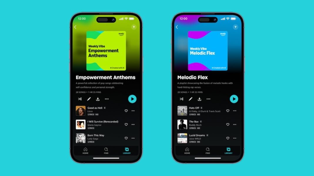 Amazon Music’s new AI feature generates personalized playlists every Monday