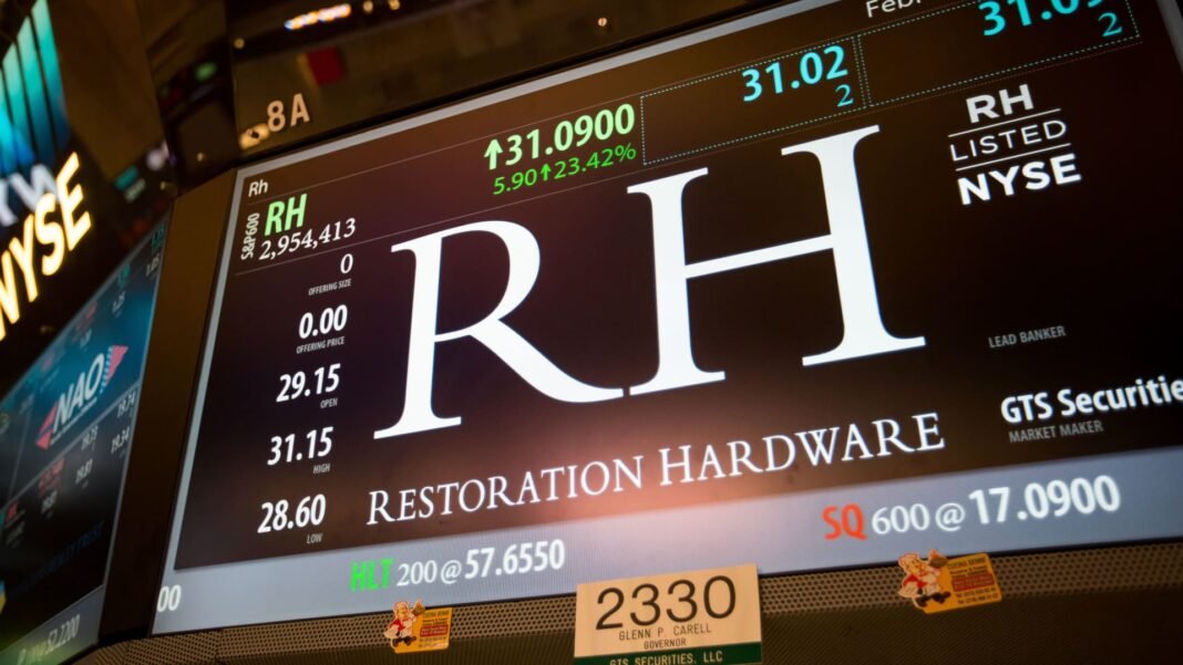 RH reports worse-than-expected tariff hit, earnings miss