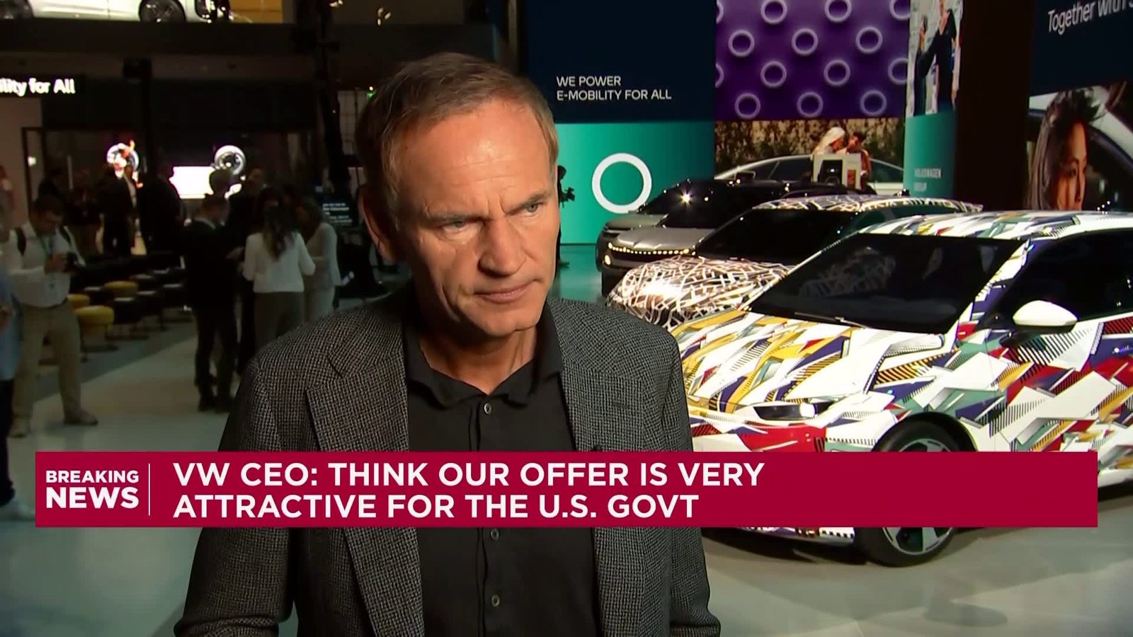 Volkswagen CEO outlining global investment plans