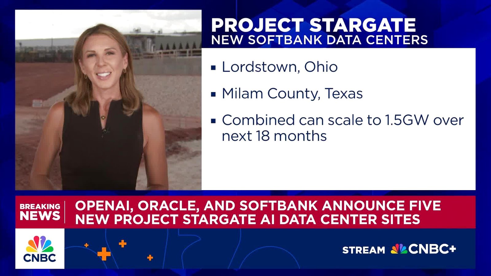 oracle, OpenAI and SoftBank unveil Stargate data center expansions