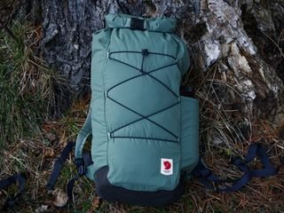 Waterproof roll-top backpack perfect for birdwatchers