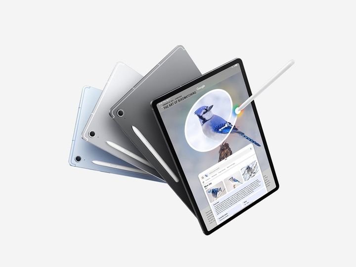 Samsung Galaxy Tab S10 FE displaying sleek design