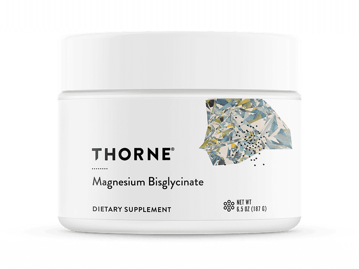 Bottle labeled Magnesium Bisglycinate