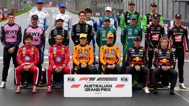 Formula One Drivers Line-up