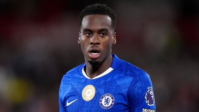 Jamie Gittens playing for Chelsea