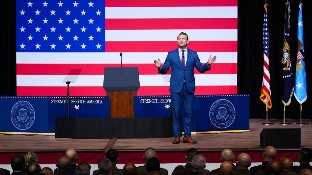 Pete Hegseth Calls on Generals to Lead by Example with Peak Fitness and Sharp Grooming Standards