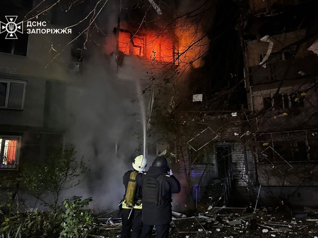 Russia Launches Relentless Drone and Missile Assault, Shaking Ukraine to Its Core