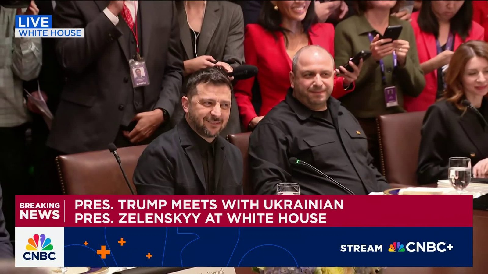 President Donald Trump meets Ukrainian president Volodymyr Zelenskyy at White House