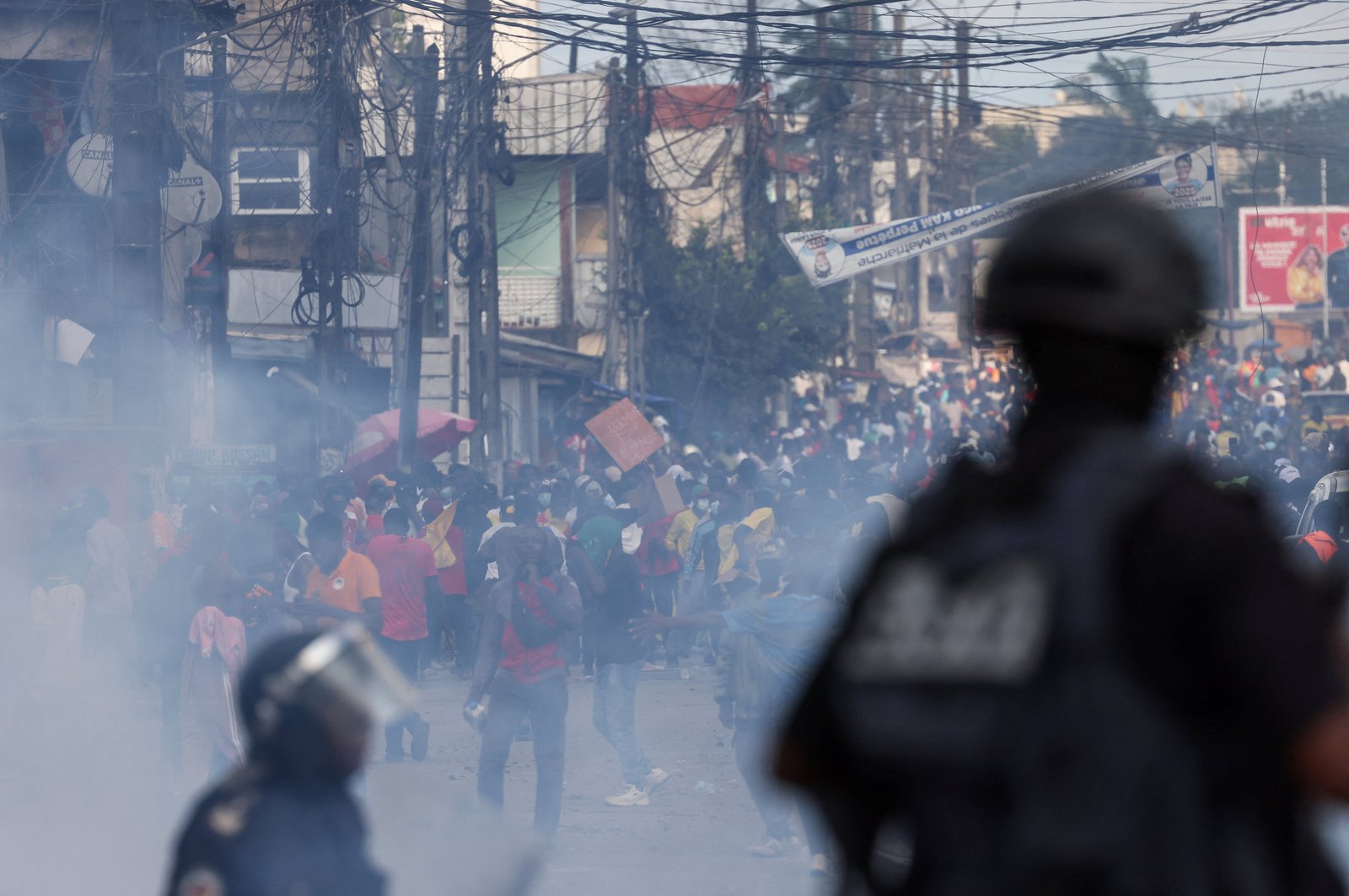 Constitutional Council preparing election result announcement in Yaoundé capital city.