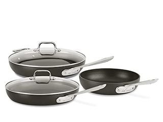 All-Clad HA1 Hard Anodized Nonstick Fry Pan Set