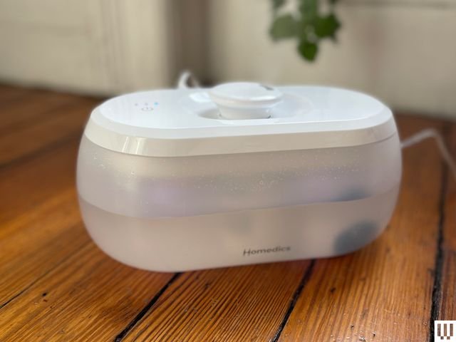 homedics Ultrasonic CMTF14 - compact white oval-shaped device