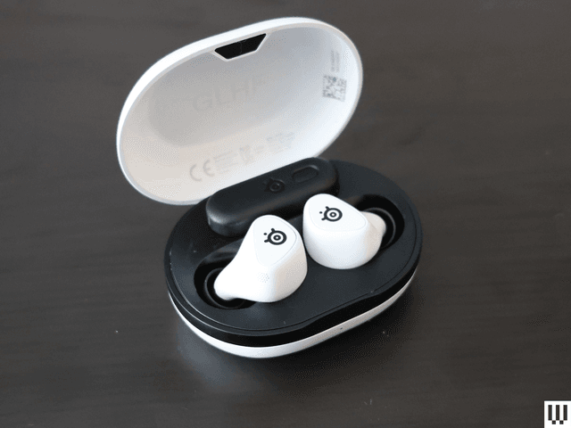SteelSeries Arctis GameBuds showcasing sleek design