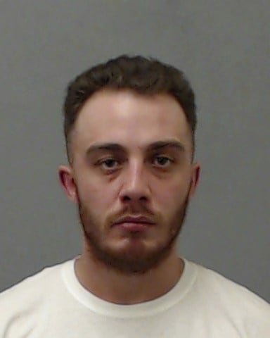 Mugshot photo showing Tanner Murray