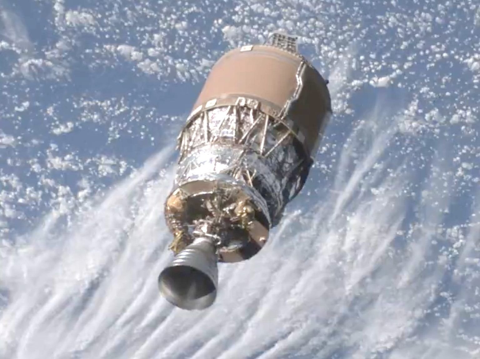 Japanese H-IIA Upper Stage Captured By Astroscale's ADRAS-J Mission
