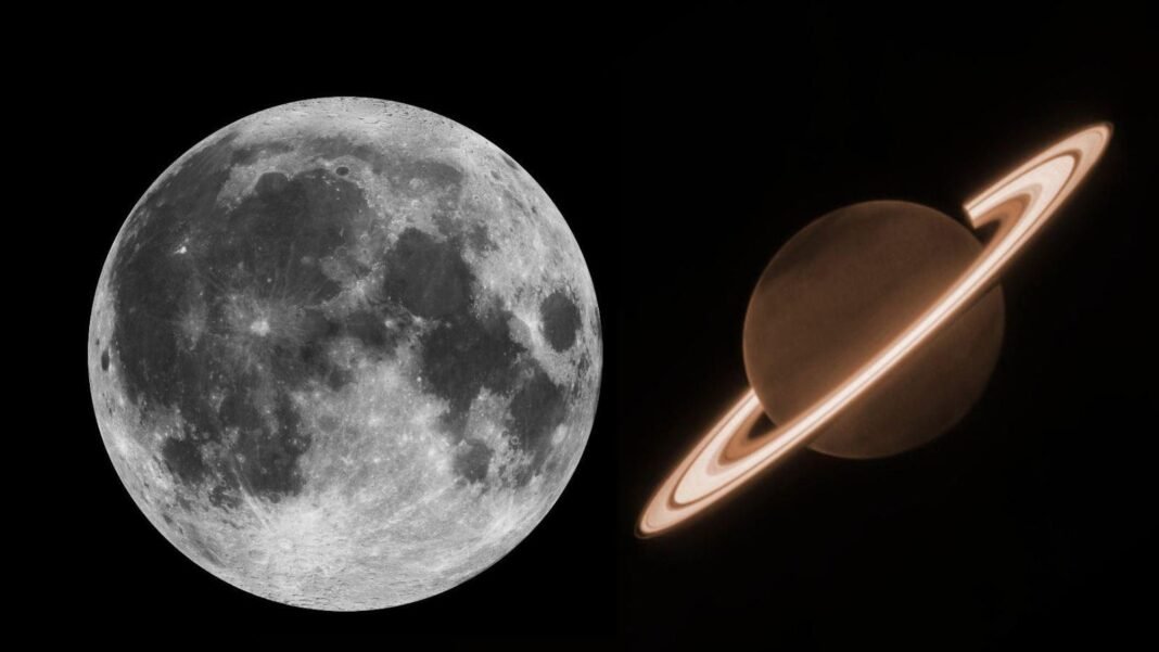 Catch the Breathtaking Moon and Saturn Dazzling the Night Sky This Weekend!