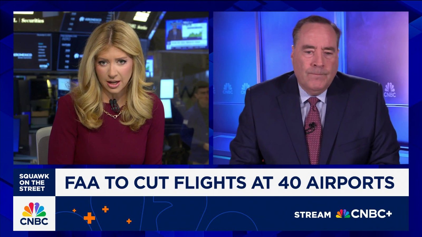 Reduced flight schedules affecting airport operations