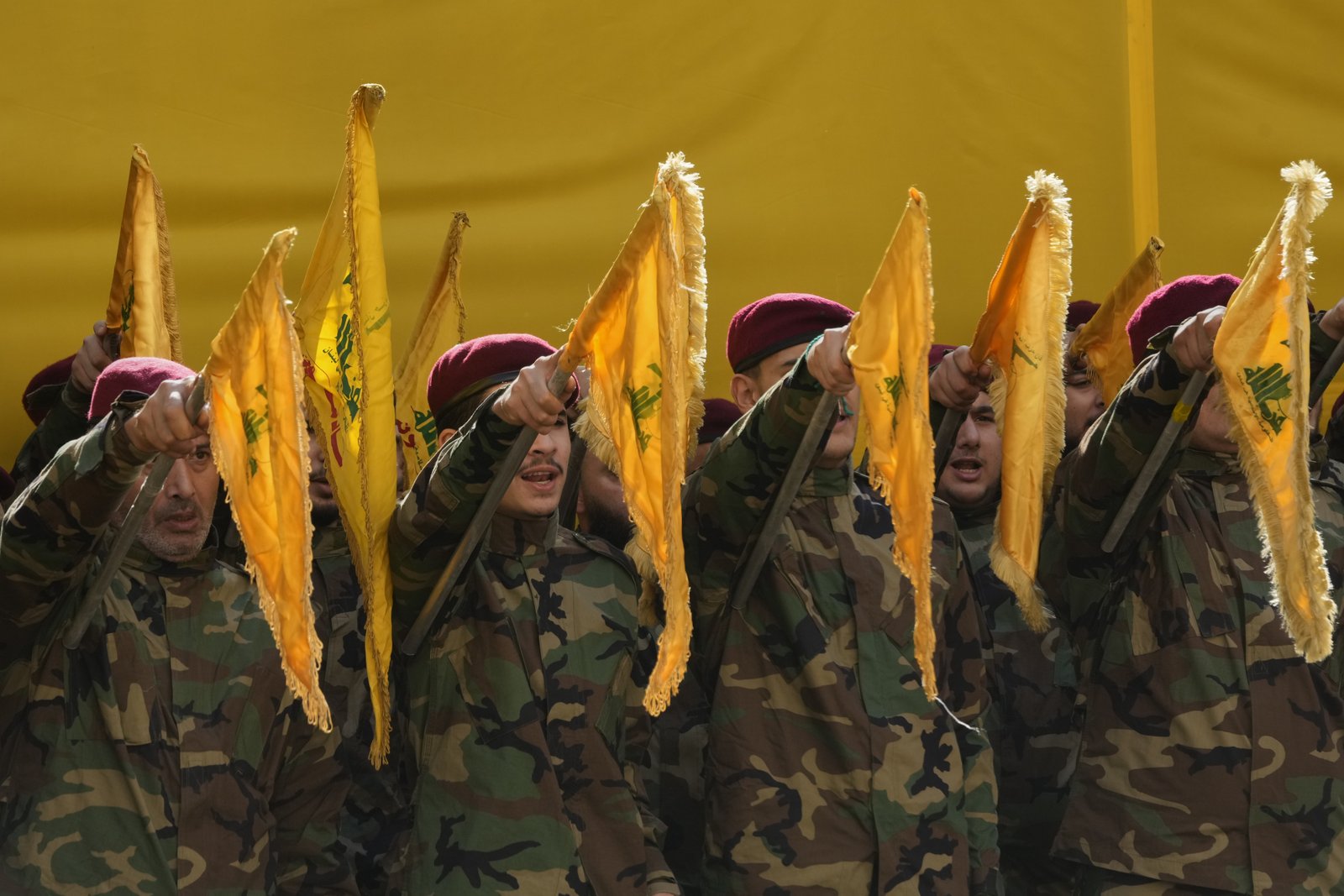 Hezbollah funeral procession