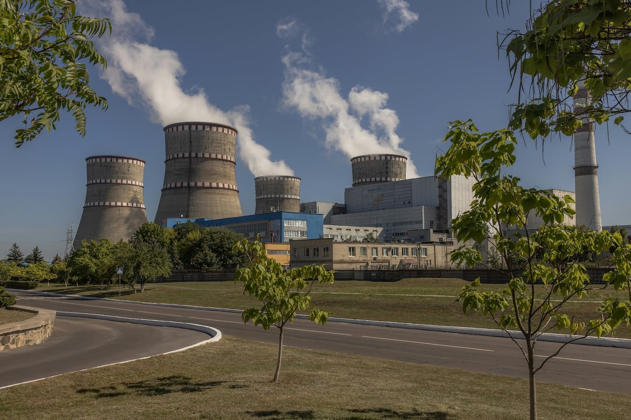 Rivne Nuclear Power Plant near Varash