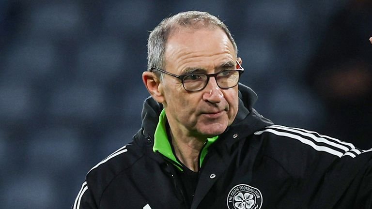 Martin O'Neill after Premier Sports Cup Semi-Final match