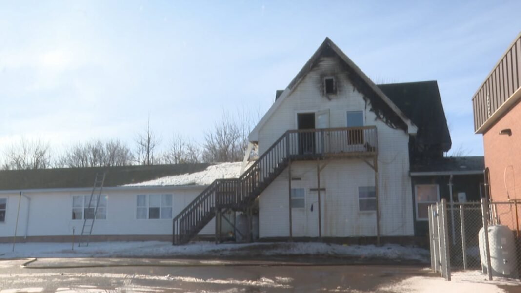 40 people temporarily displaced after fire at former seniors home in western P.E.I.