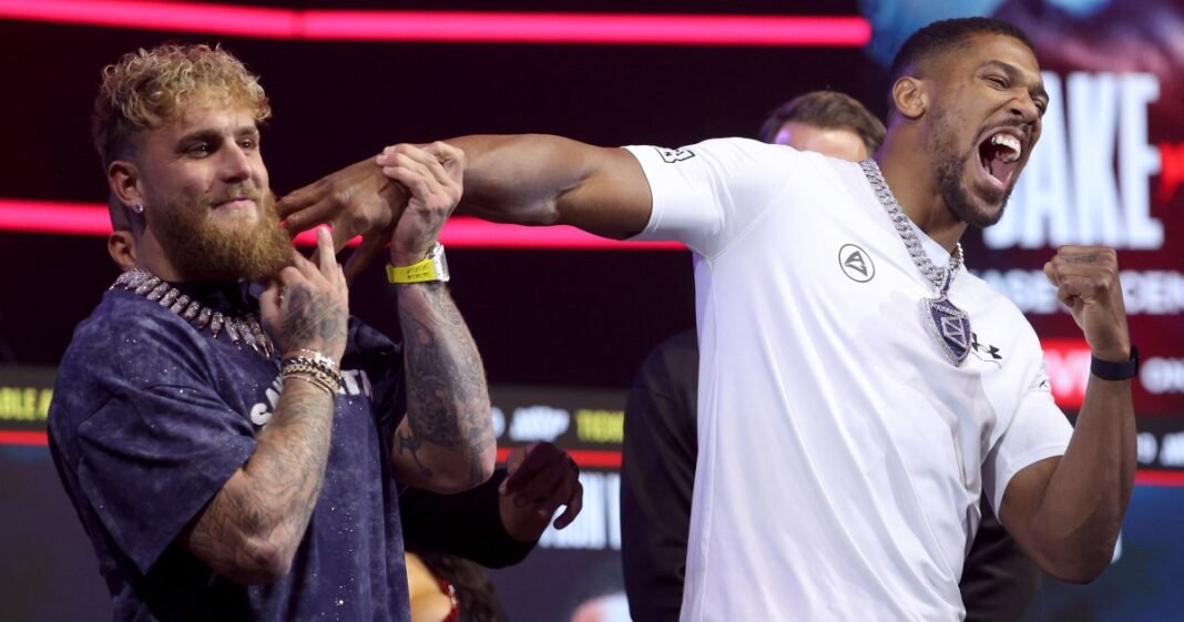 LIVE: Clash of Titans Unleashed – Jake Paul Battles Anthony Joshua in an Epic Heavyweight Showdown!