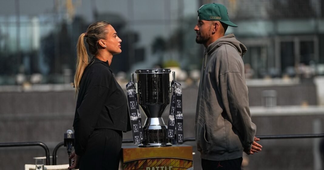 LIVE: Sabalenka vs Kyrgios – Clash of Titans in the Epic ‘Battle of the Sexes’ Tennis Showdown!