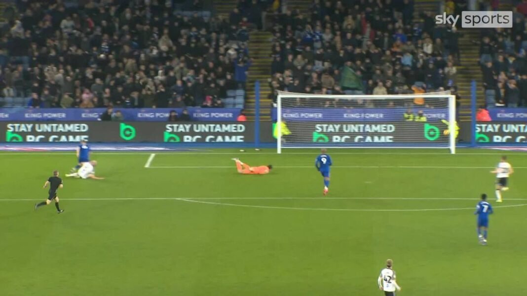 Leicester vs Derby: Jordan James gives Leicester a 2-1 lead before half-time